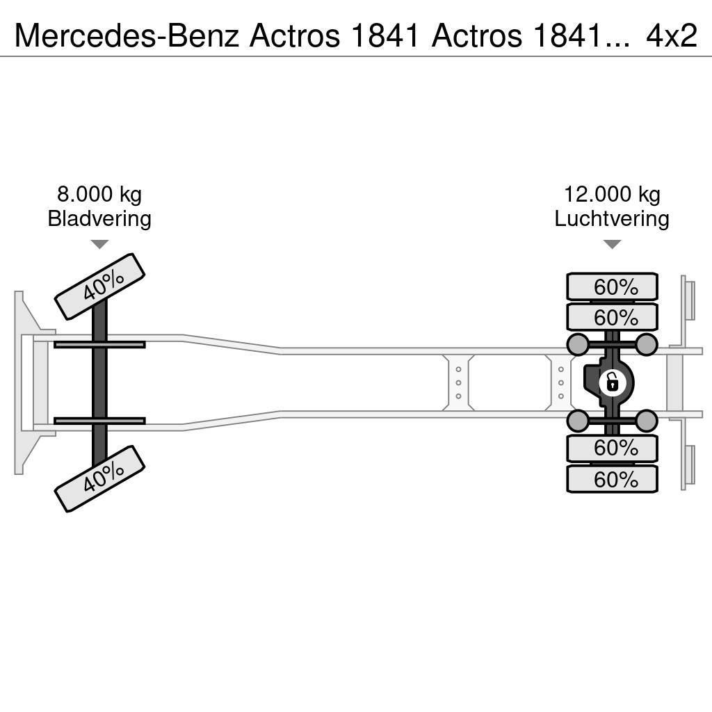 Mercedes-Benz Actros 1841 Actros 1841 Pritsche + Kran Hiab 122D- Flatbed / Dropside trucks
