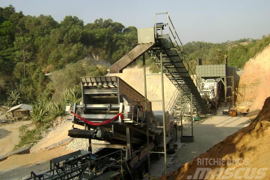 Liming Four in one type mobile crusher Mobilne drobilice