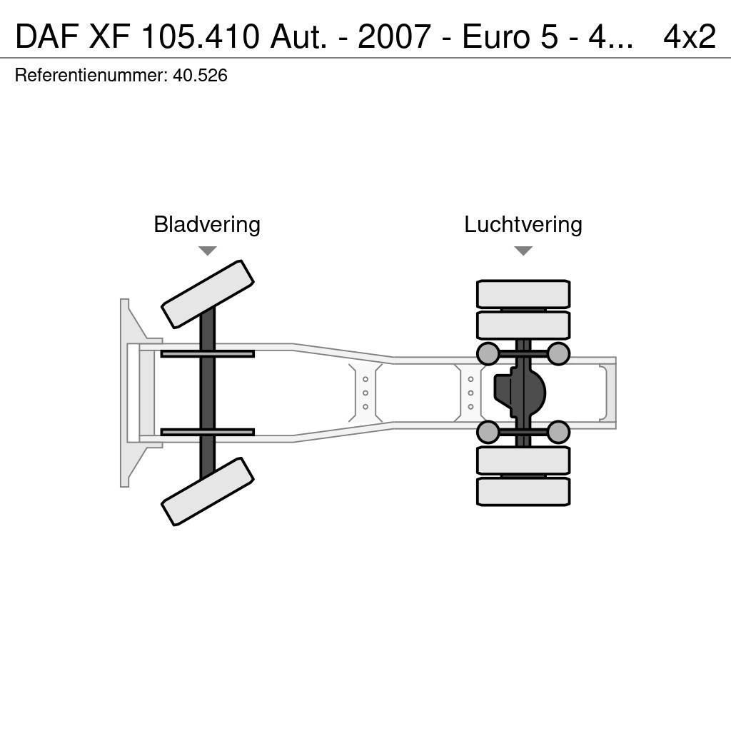 DAF XF 105.410 Aut. - 2007 - Euro 5 - 40.526 Tegljači