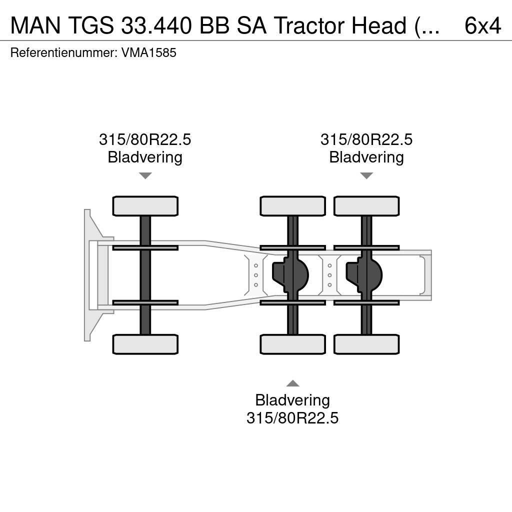 MAN TGS 33.440 BB SA Tractor Head (5 units) Tegljači