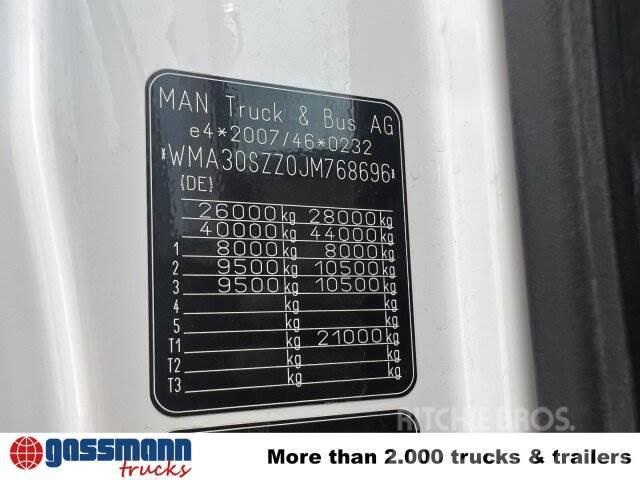 MAN TGS 26.460 6x4 BL, 4,5m Radstand, Gergen GHK 20.65 Rol kiper kamioni sa kukom za podizanje tereta