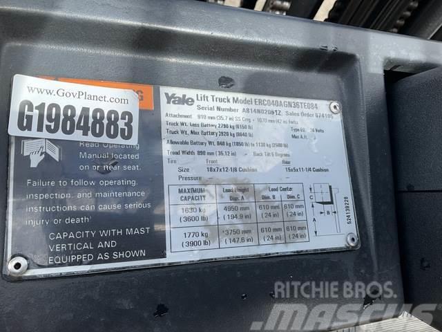 Yale ERC040AGN36TE084 Električni viljuškari