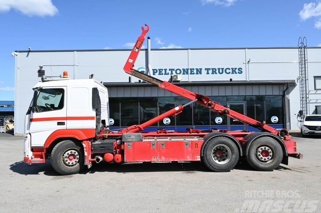 Volvo FM450 6x2 Multilift Rol kiper kamioni sa kukom za podizanje tereta