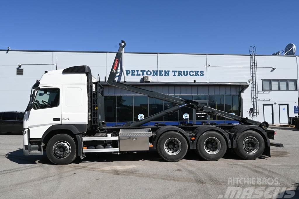 Volvo FM540 8x4*4 Euro6 Rol kiper kamioni sa kukom za podizanje tereta