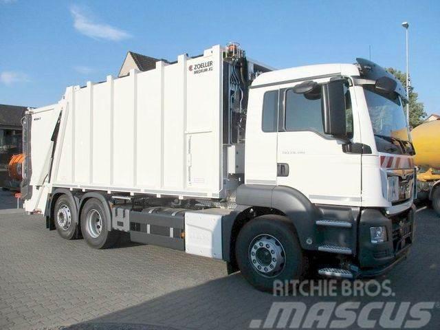 MAN TGS 26.360 6x2-4 BL / Zöller Medium X2 Eevo 25 Waste trucks