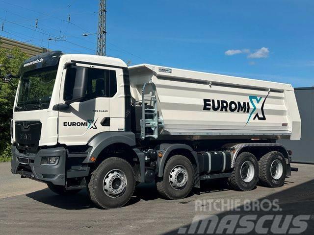 MAN TGS 41.440 BB 8X4 Euromix Mulden Kipper HARDOX Kiperi kamioni