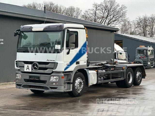 Mercedes-Benz Actros 2541 6x2 Euro5 HIAB-Abrollkipper Rol kiper kamioni sa kukom za podizanje tereta
