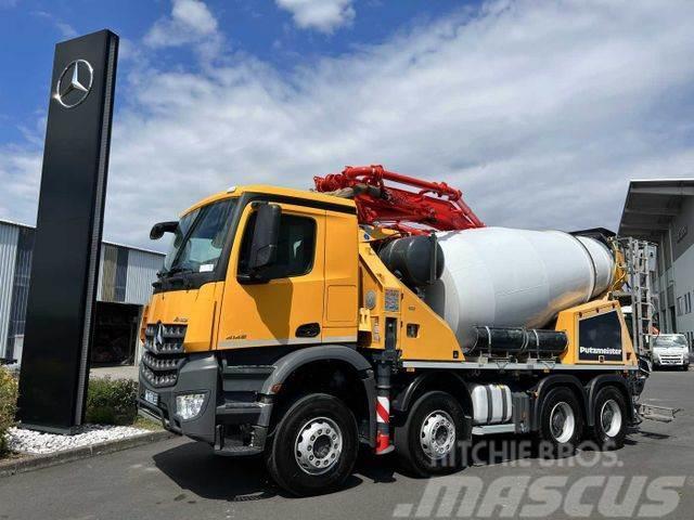 Mercedes-Benz Arocs 4145 B PUMI Putzmeister 28-4 77S 7m³/28m Kamioni mešalice za beton