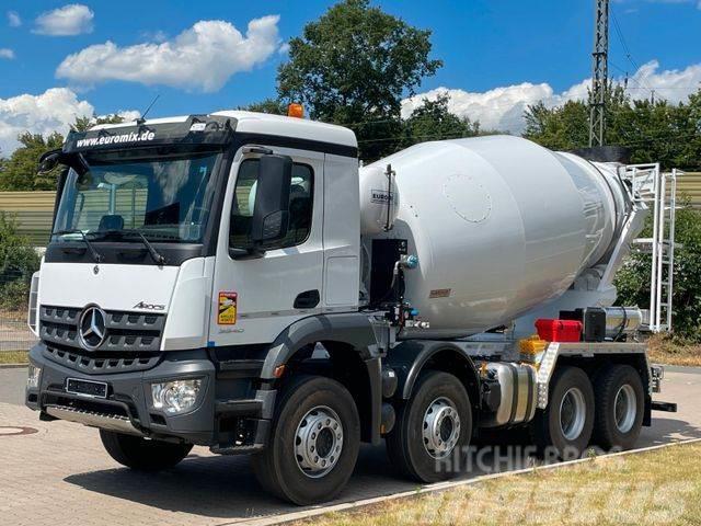 Mercedes-Benz Arocs 5 3540, 8x4 EURO 6e EuromixMTP EM 9 L Kamioni mešalice za beton