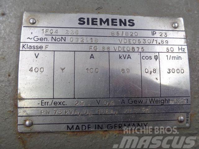  Notstromaggregat 68 KVA MWM Mercedes / Siemens Dizel generatori
