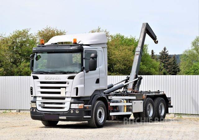 Scania R 420 Abrollkipper *6x4* Top Zustand ! Rol kiper kamioni sa kukom za podizanje tereta