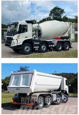 Volvo FMX 460 8x4 / WECHSELSYSTEM KIPPER+MISCHER Kamioni mešalice za beton