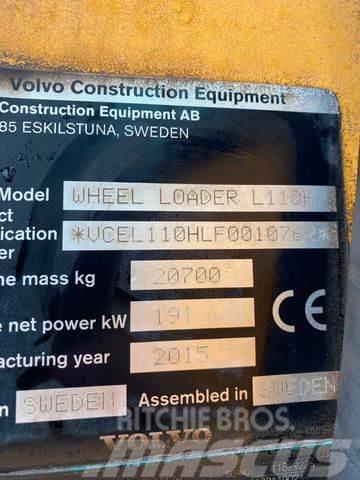 Volvo L110H *BJ. 2015 *15949 H/Klima/*TOP* Utovarivači na točkove