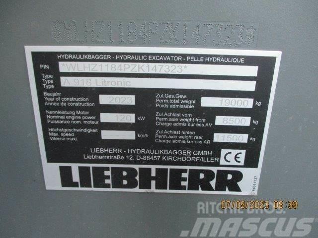 Liebherr A 918 Litronic G6.0-D Bageri točkaši