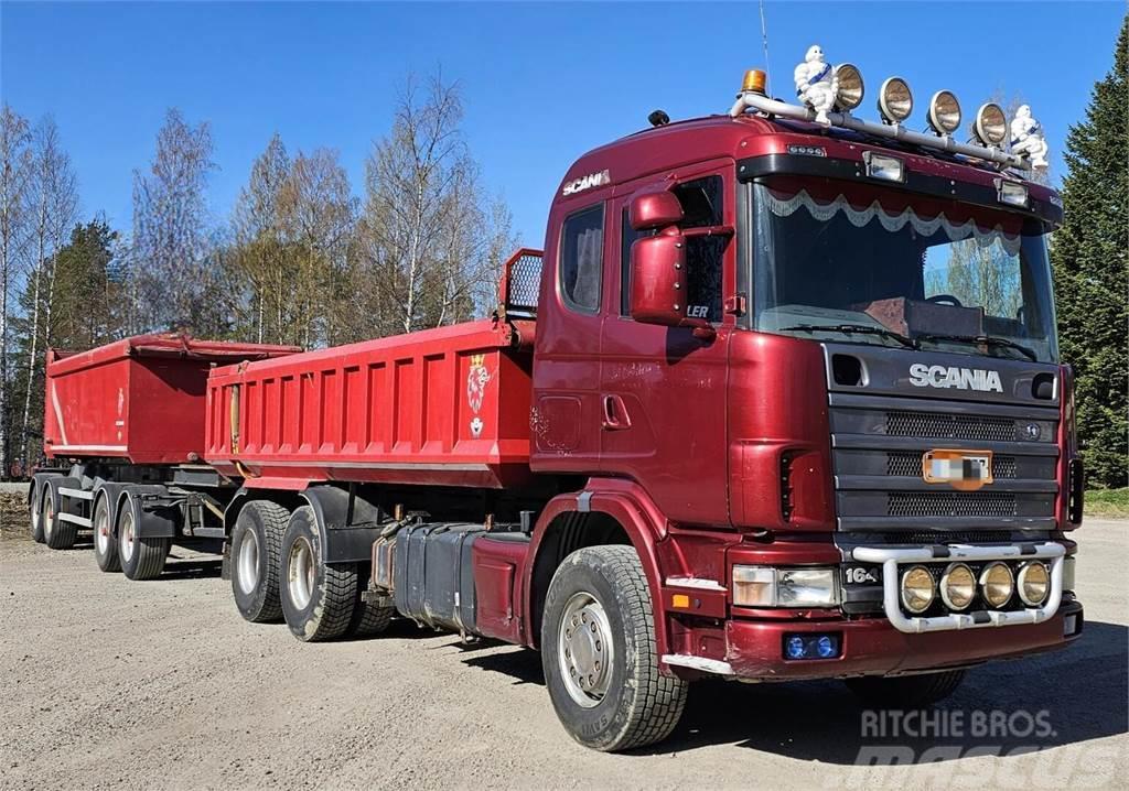 Scania R 164/ Jyki 4-aks. letkukasetti. Kiperi kamioni