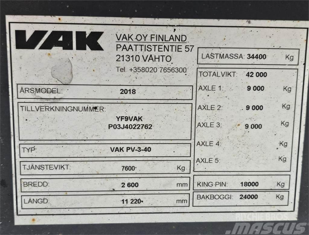 VAK PV-3-40 Ostale poluprikolice