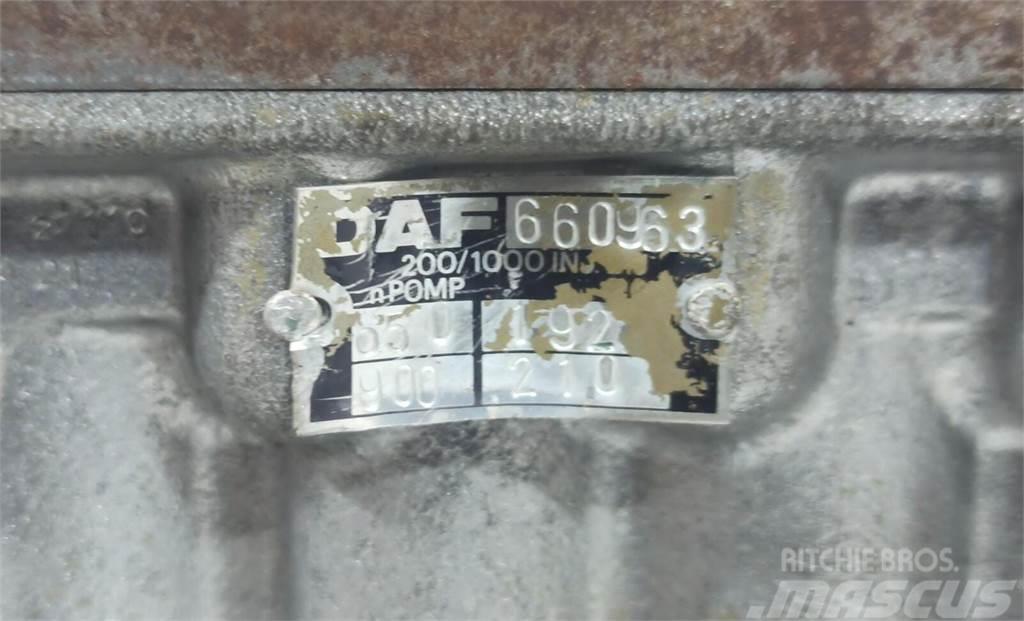 DAF /Tipo: DKS1160E Bomba Injetora Daf D0826LF08;D0826 Ostale kargo komponente