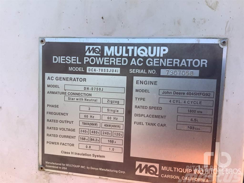 MultiQuip MQ70 Diesel Generators