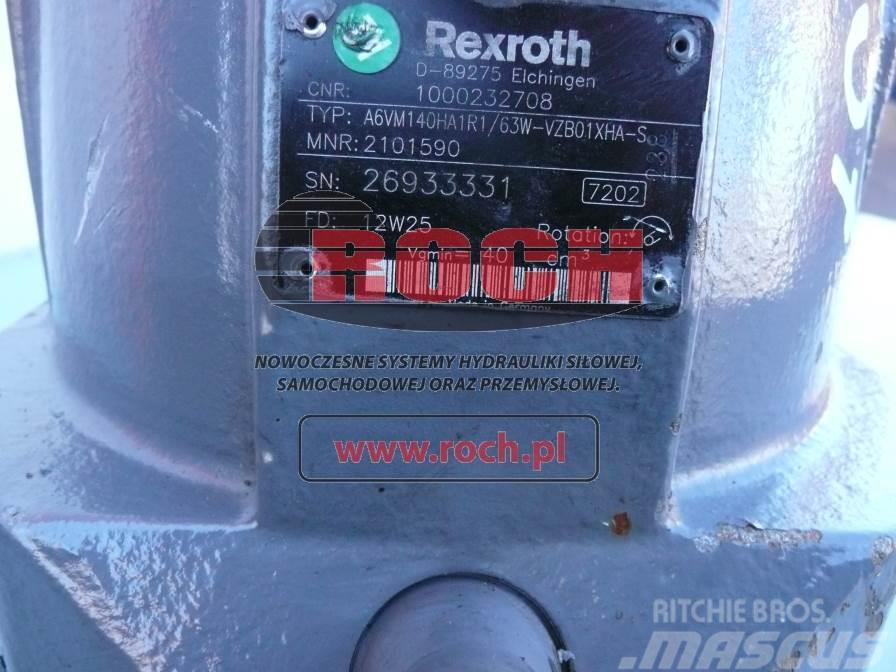 Rexroth A6VM140HA1R1/63W-VZB01XHA-S 101590 1000232708 Motori za građevinarstvo