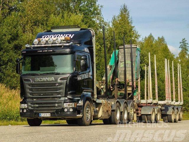 Scania R 730 LB8x4*4HNB+Kesla 2112T+Jyki 5-aks. Kamioni za drva Šticari