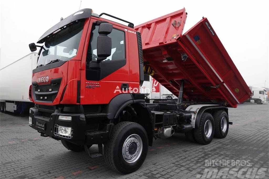 Iveco TRAKKER 450 3 way Meiller bordmatic tipper 6x6 Kiperi kamioni