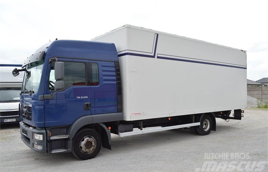 MAN TGL 8.220 EURO 5 CONTAINER+LIFT Box body trucks