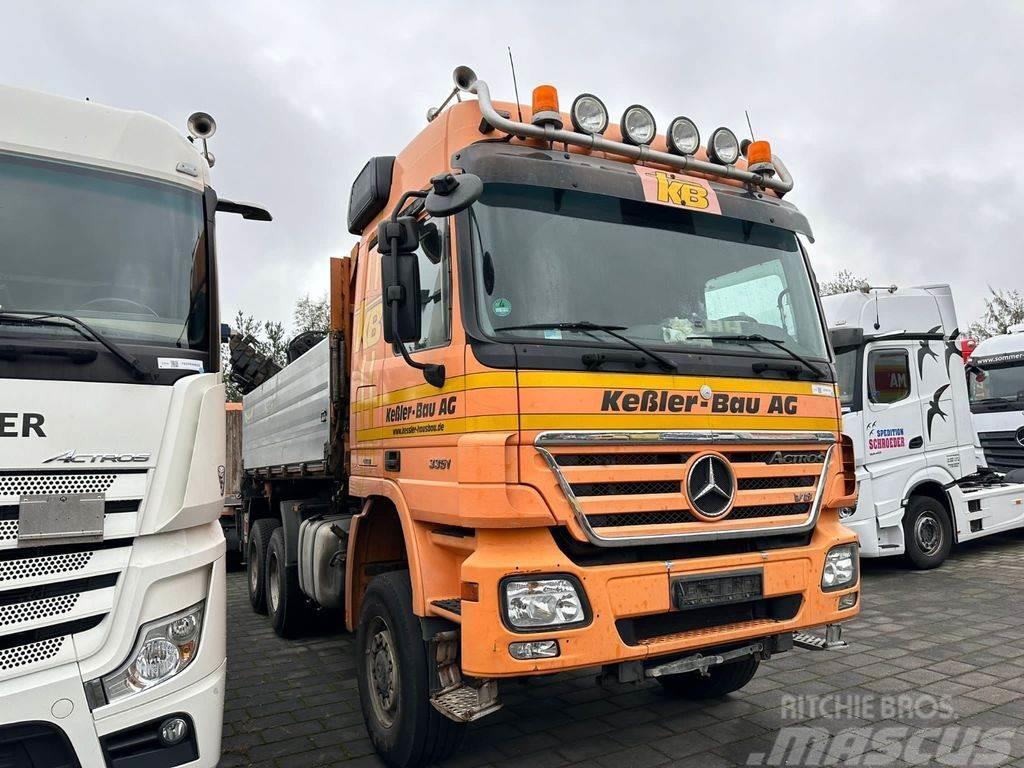 Mercedes-Benz Actros 3351 Tipper + crane Hiab 166 ES 5 6x6 Kiperi kamioni