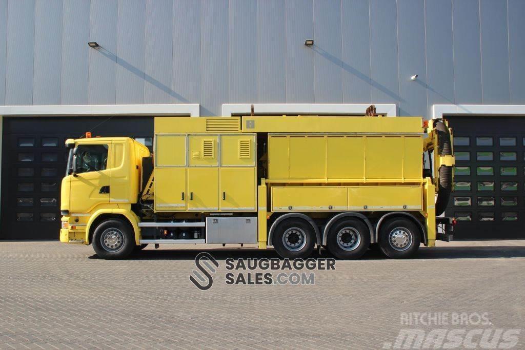 Scania R580 V8 8X4 Szippantóskocsi Combi / vacuum trucks