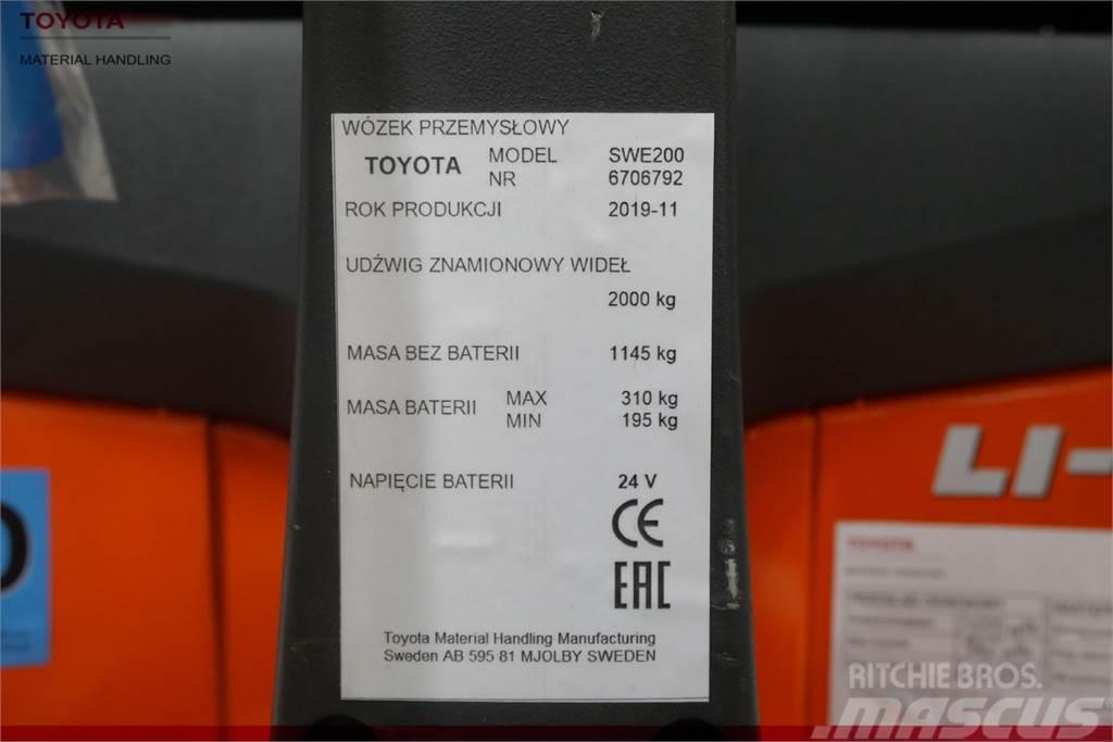 Toyota SWE200 LION Ručni električni viljuškar
