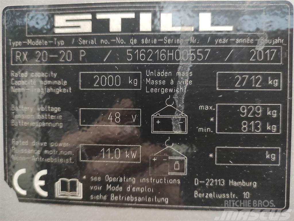 Still RX20-20 P Električni viljuškari