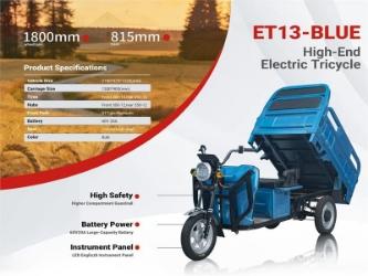 ET13-BLUE Electric Mini Scooter (Unused)