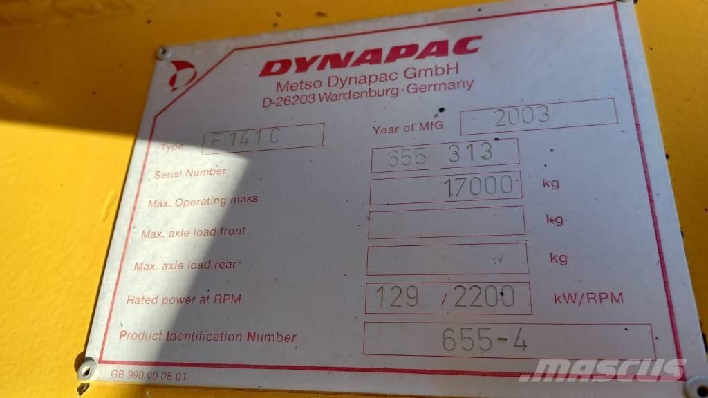 Dynapac F 141 C PRECIO A CONSULTAR Asfaltni finišeri