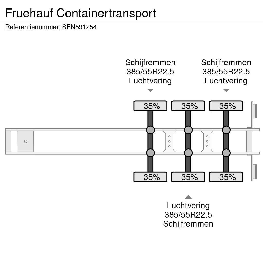Fruehauf Containertransport Kontejnerske poluprikolice