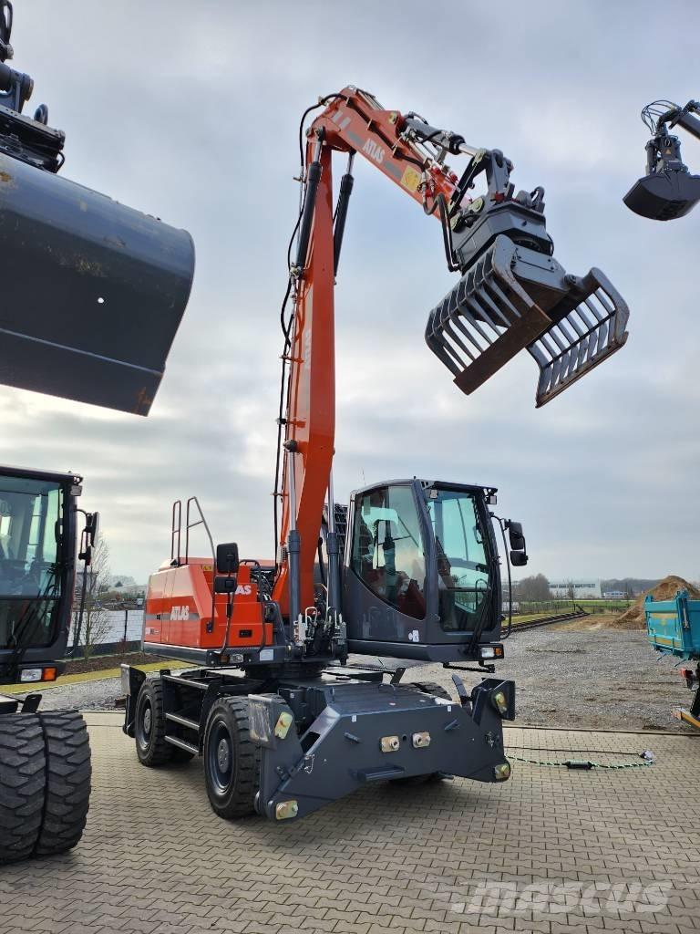 Atlas 200MH accu Elektro! Umschlagbagger Bageri za prenos primarnih/sekundarnih sirovina