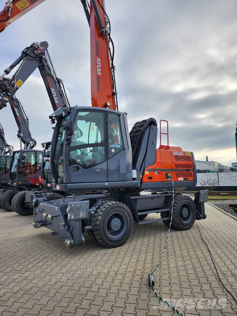 Atlas 200MH accu Elektro! Umschlagbagger Bageri za prenos primarnih/sekundarnih sirovina