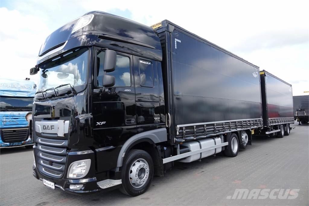 DAF XF 480 / ZESTAW TANDEM / 120 M3 / PRZEJAZDOWY / I- Kamioni sa ciradom