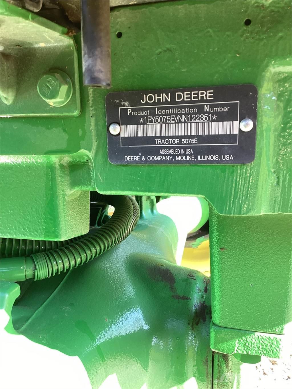 John Deere 5075E Traktori