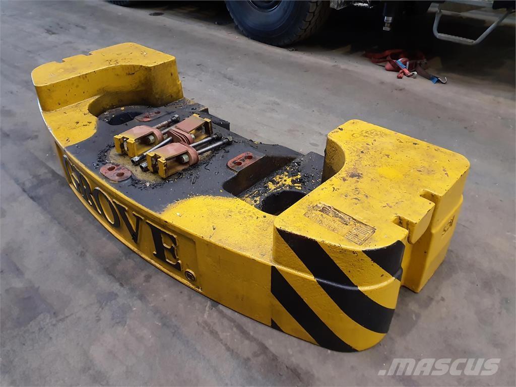 Grove GMK 3050 counterweight 5,2 ton Delovi i oprema za kran