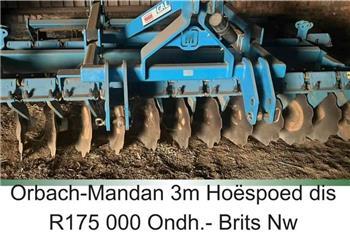  Orbach Agri Mandan - 3m high speed