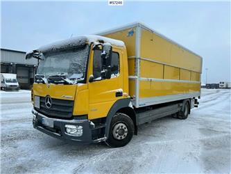 Mercedes-Benz Atego 1523 Box truck with high and sinkable roof