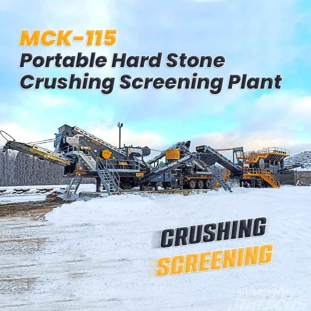 Fabo MCK-115 MOBILE CRUSHING & SCREENING PLANT Drobilice