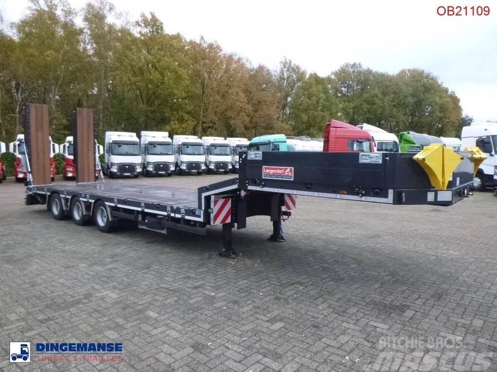Langendorf 3-axle semi-lowbed trailer 48T ext. 13.5 m + ramps Poluprikolice labudice