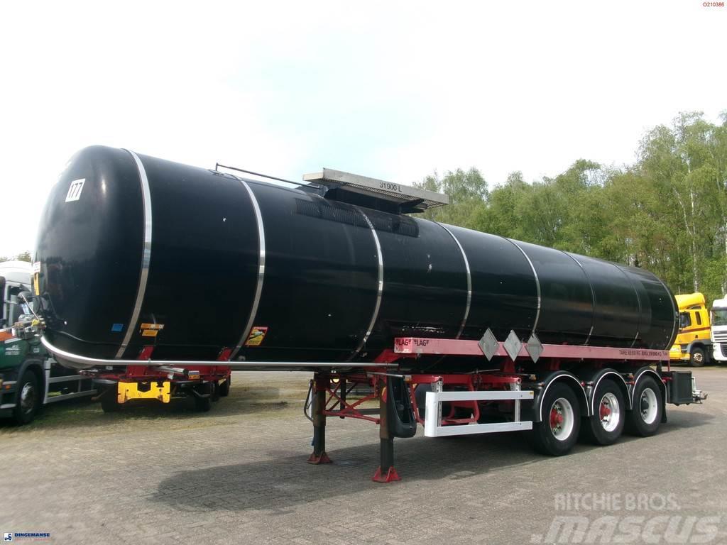 LAG Bitumen tank inox 31.9 m3 / 1 comp Poluprikolice cisterne