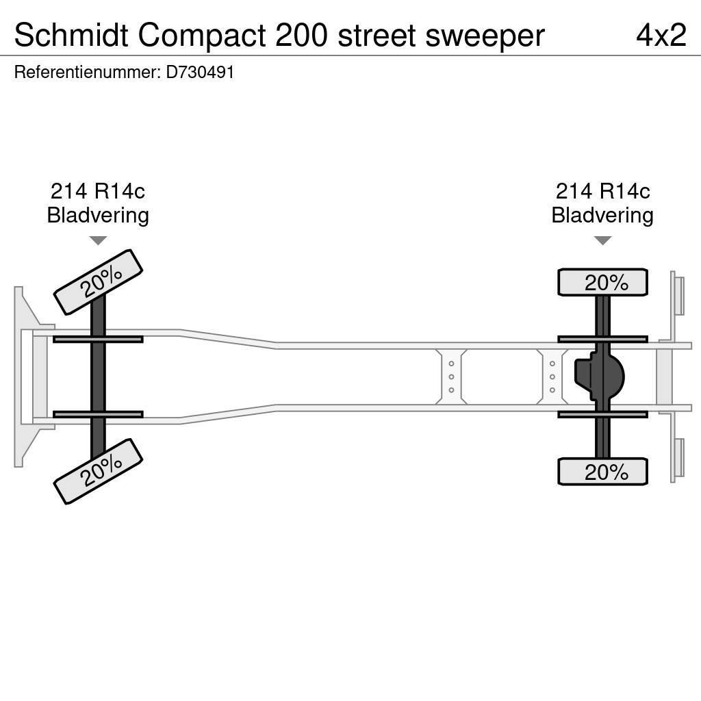 Schmidt Compact 200 street sweeper Kombi vozila/ vakum kamioni