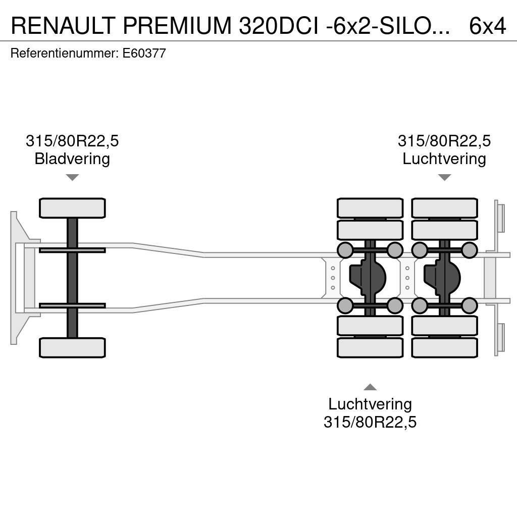 Renault PREMIUM 320DCI -6x2-SILO 7 COMP. Kamioni cisterne