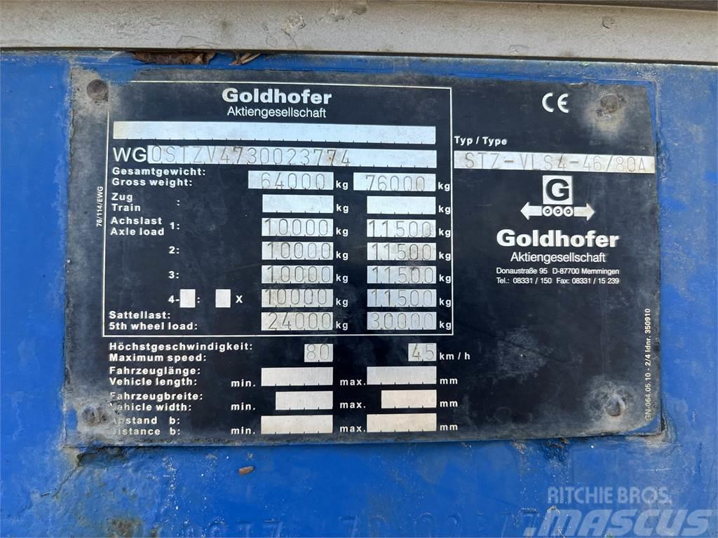 Goldhofer STZ-VLS 4-46/80 A Poluprikolice labudice