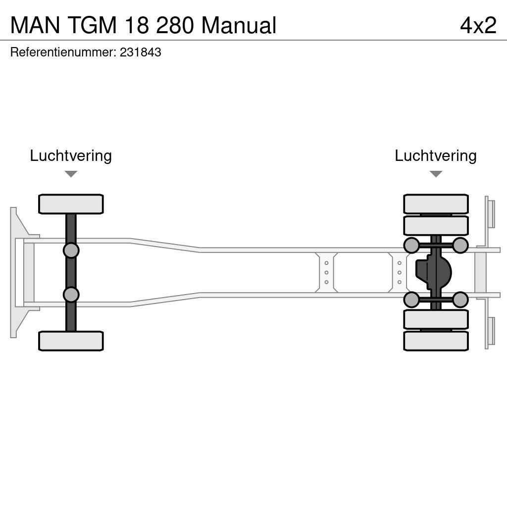 MAN TGM 18 280 Manual Kamioni za podizanje kablova