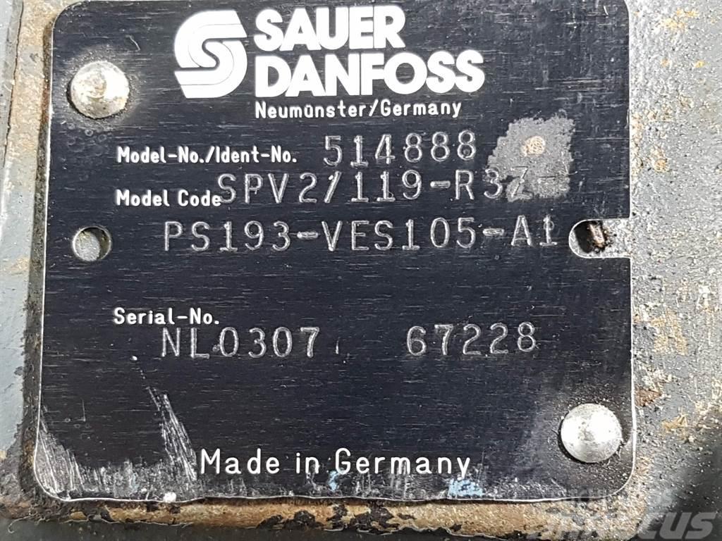 Sauer Danfoss SPV2/119-R3Z-PS193 - 514888 - Drive pump/Fahrpumpe Hidraulika
