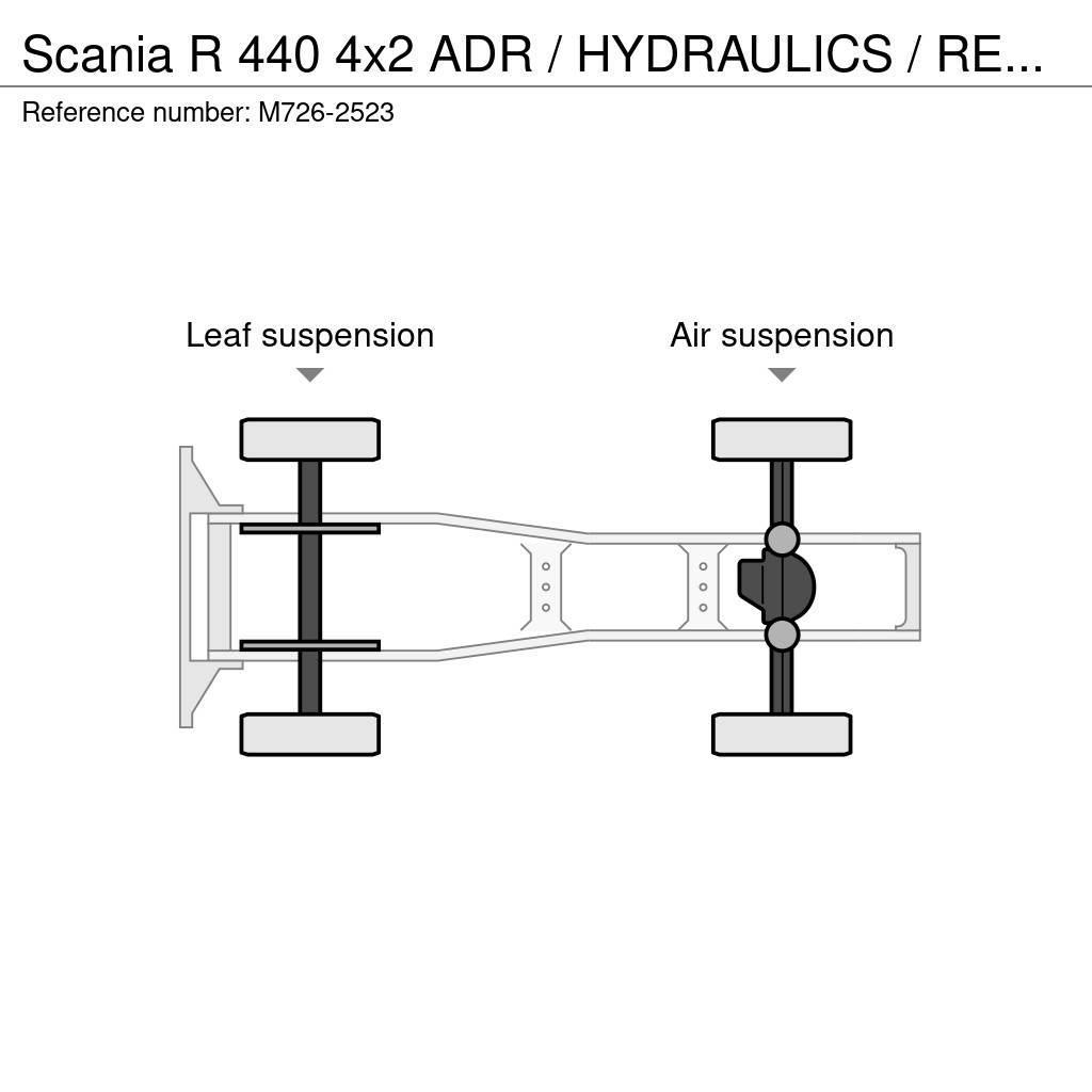 Scania R 440 4x2 ADR / HYDRAULICS / RETARDER Tegljači
