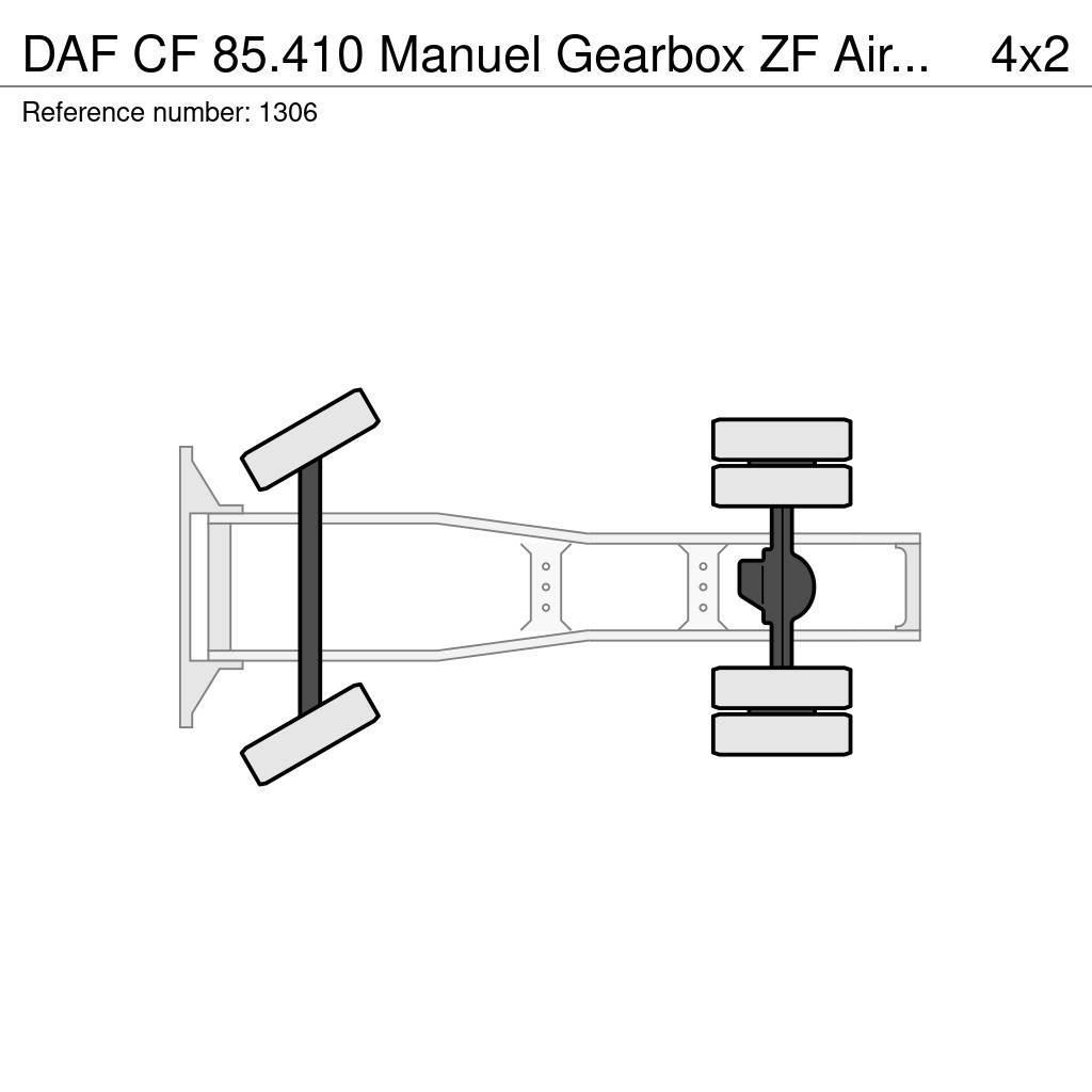 DAF CF 85.410 Manuel Gearbox ZF Airconditioning SpaceC Tegljači